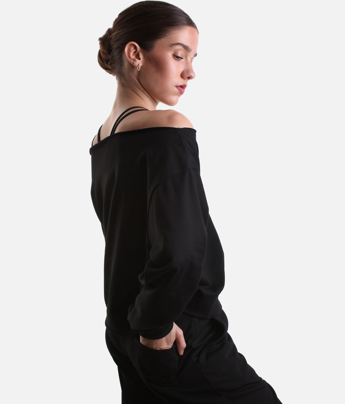 Mirella Adagio M30019L Oversized Dance Warm-Up Sweatshirt