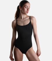 Celeste Cross Back Leotard, Elegant Camisole with Triple Strap Back - M50006LM