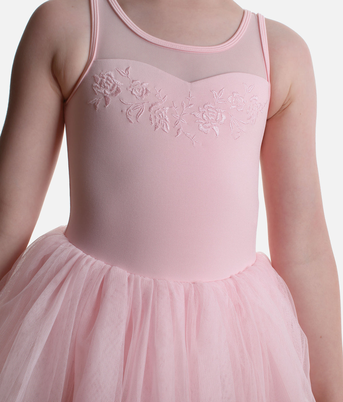 Mirella Petite Adagio M50011C – Girls’ Pink Tutu Leotard