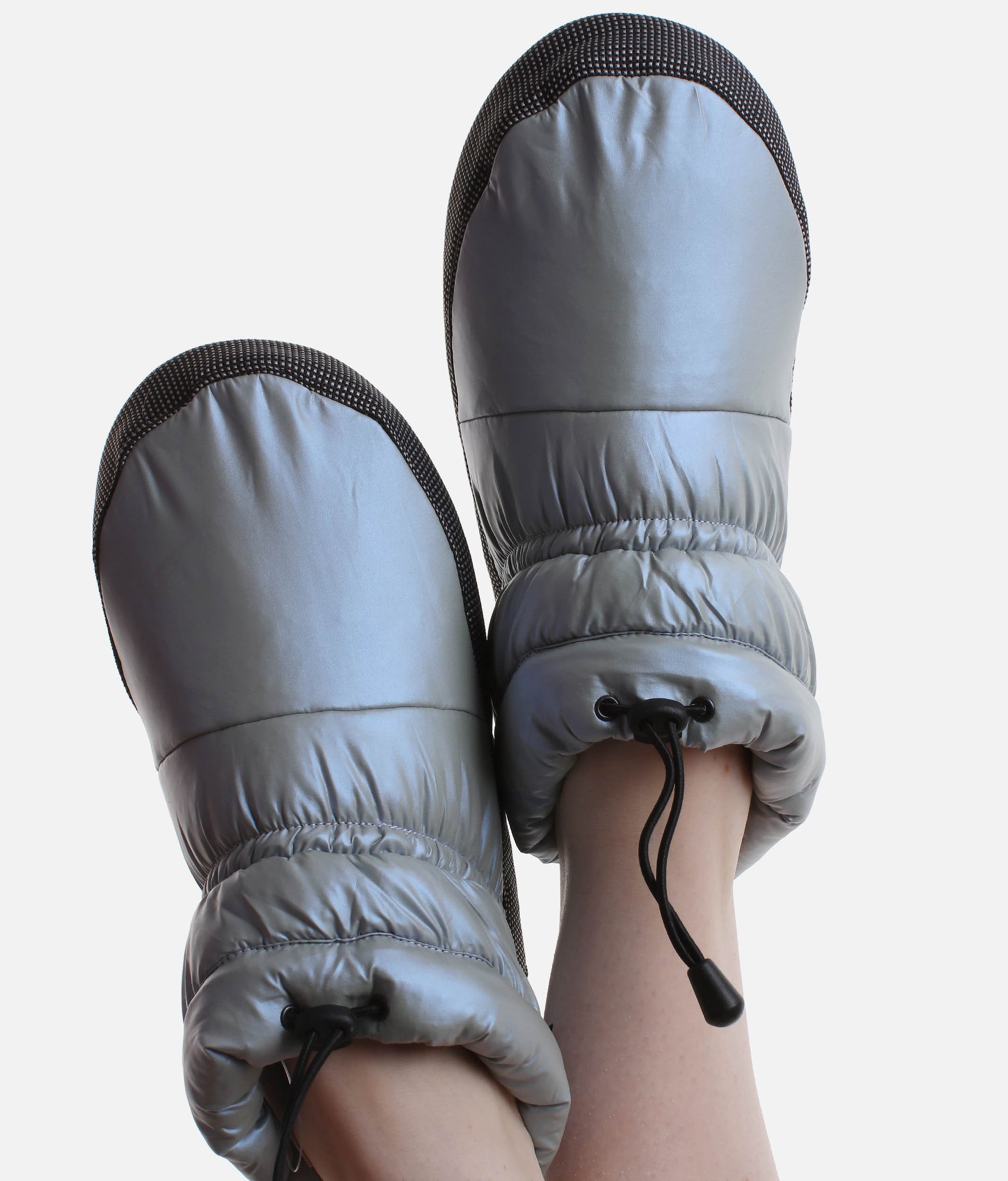 Short Warm-Up Booties, Pointe Shoe-Friendly Ballet Slippers for Dancers - M75