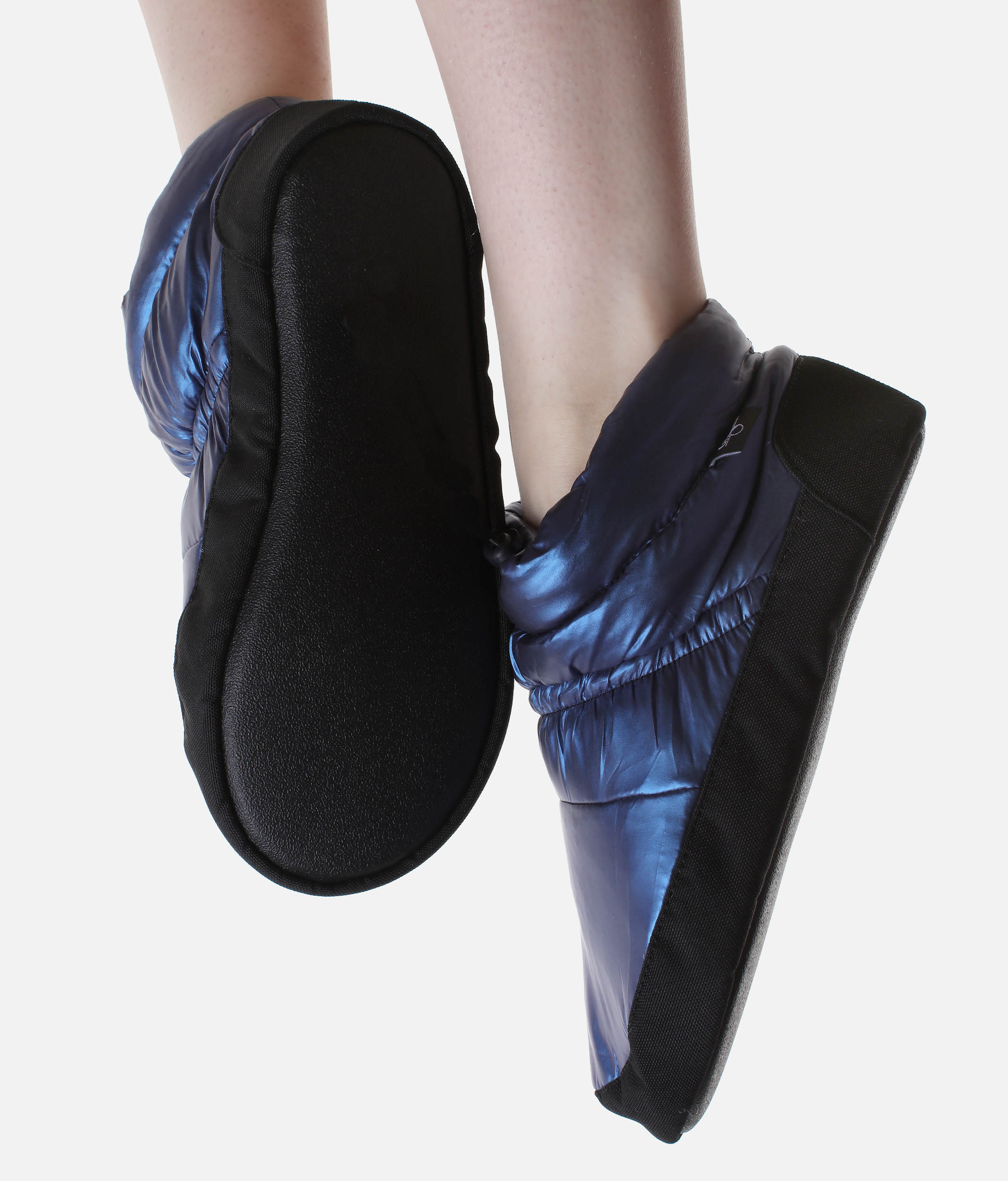 Short Warm-Up Booties, Pointe Shoe-Friendly Ballet Slippers for Dancers - M75