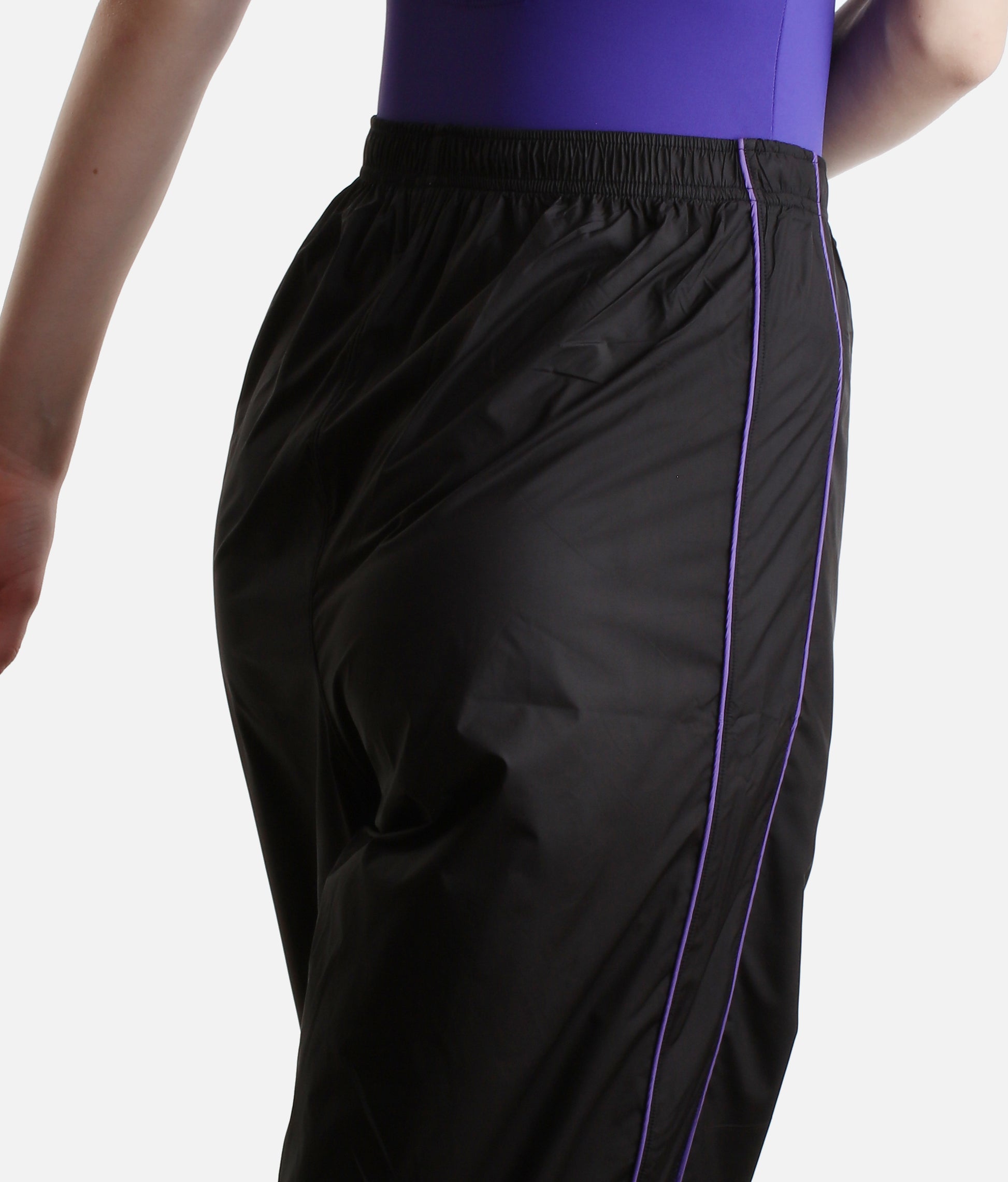 Ripstop Dance Pants, Lightweight Warm-Up with Ankle Toggle - M80005L