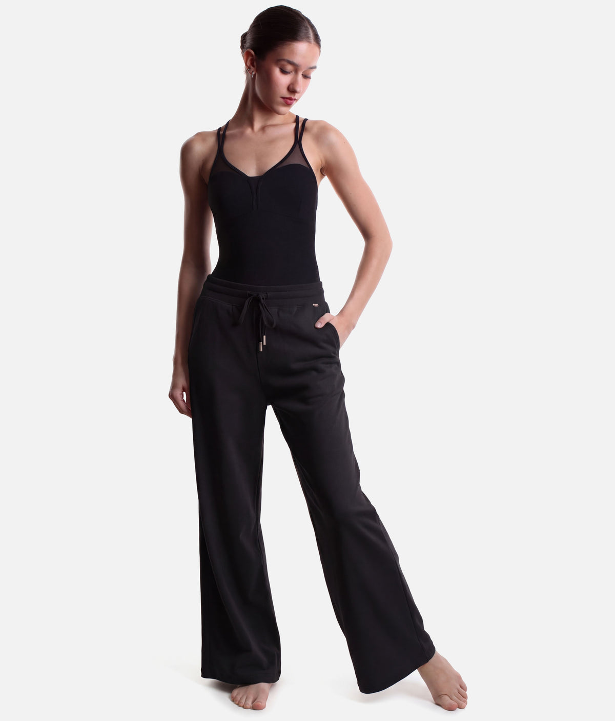 Mirella Adagio M80007L Wide Leg Dance Warm-Up Sweatpants