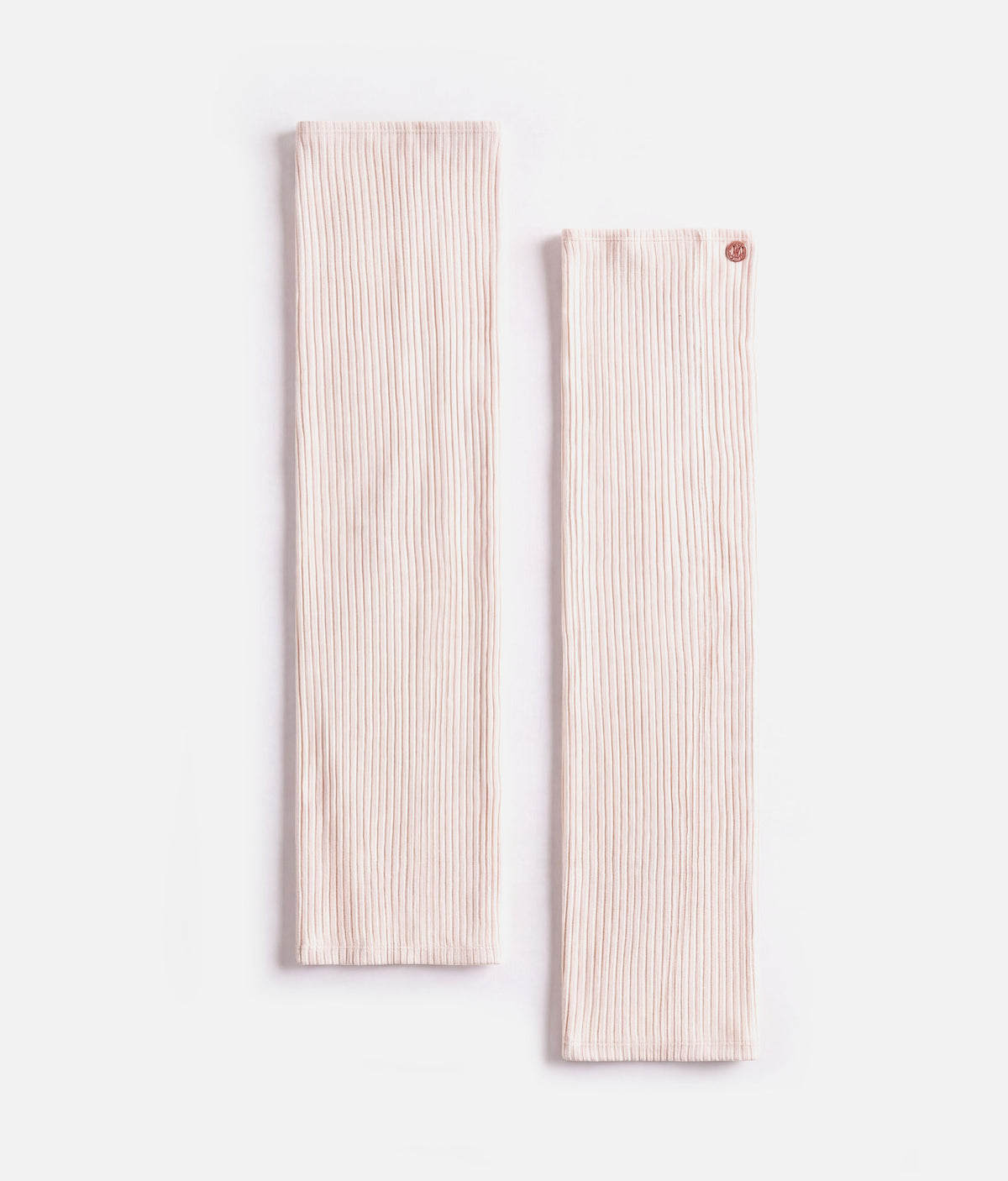 Mara Dancewear Knit Legwarmers – 65cm in Soft Pink & Light Cream