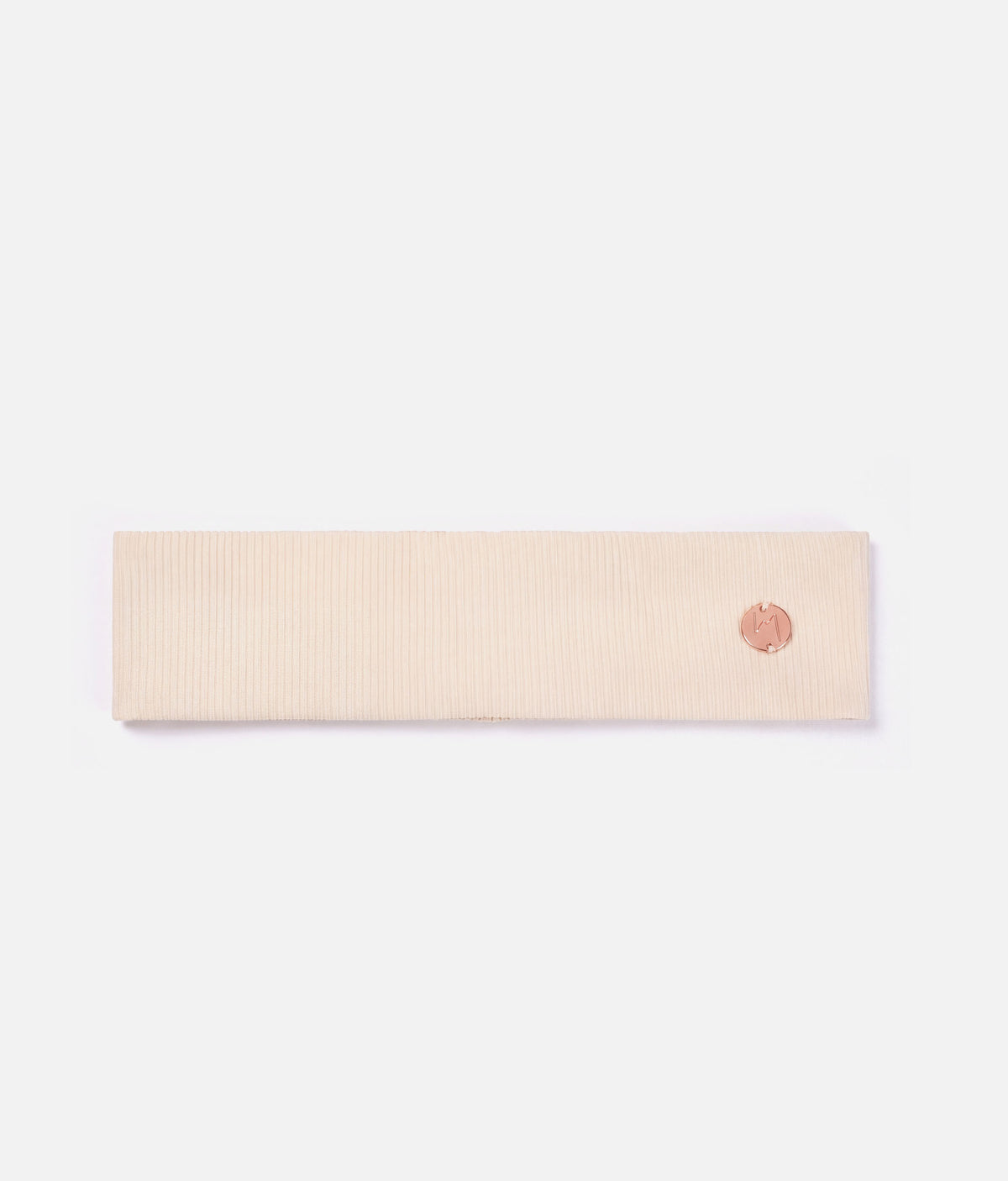 Mara Dancewear Ribbed Ballet Headband – Soft Pink & Light Cream