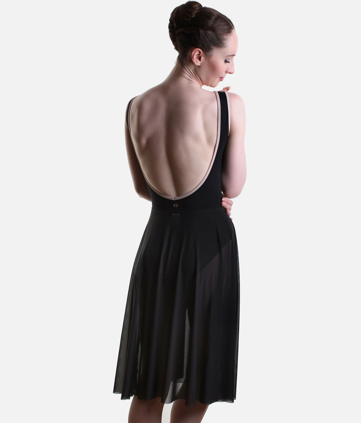 Long Mesh Ballet Skirt, Pull-On Ballet Rehearsal Skirt - ARIANA