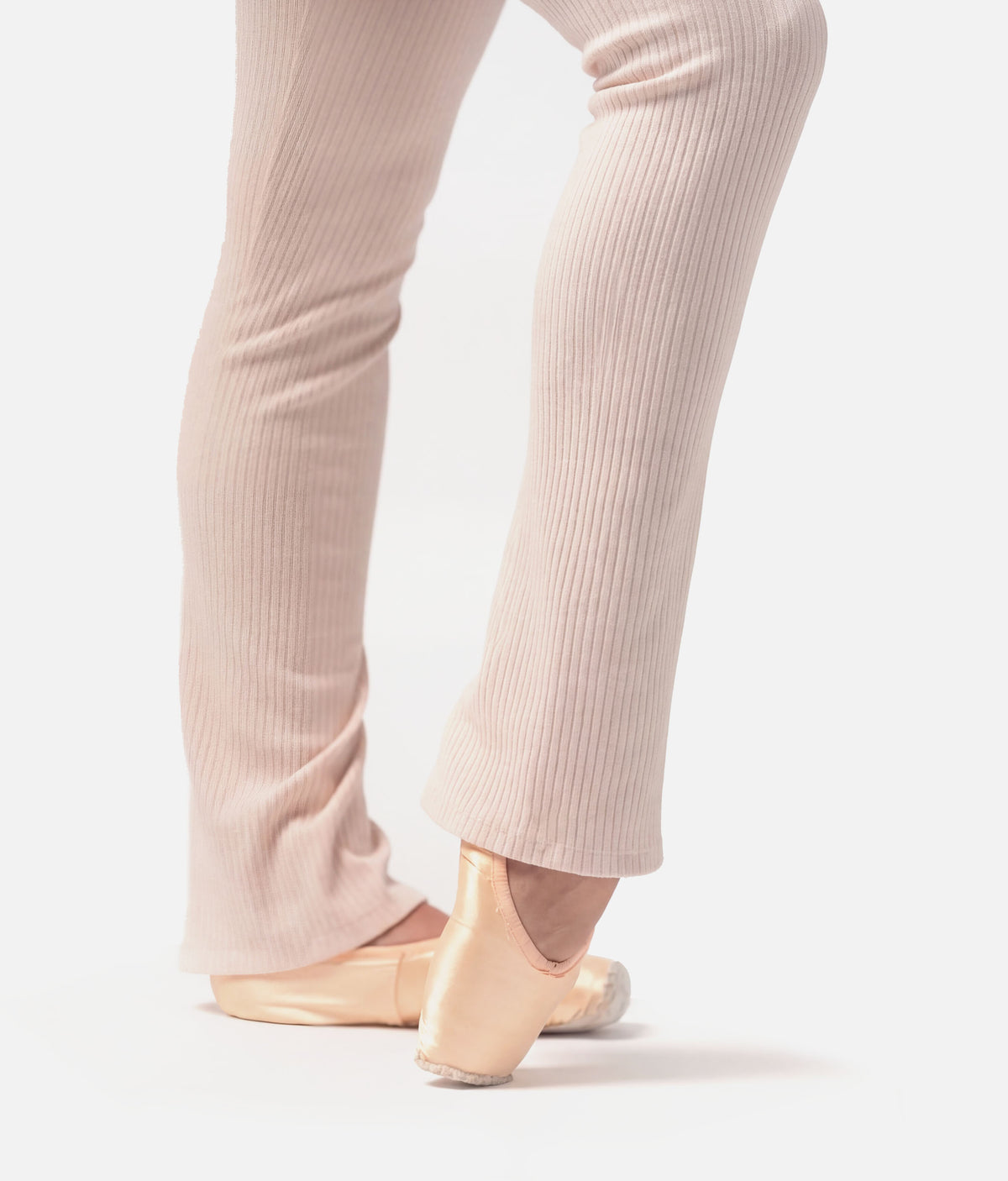 Mara Dancewear Knit Legwarmers – 65cm in Soft Pink & Light Cream