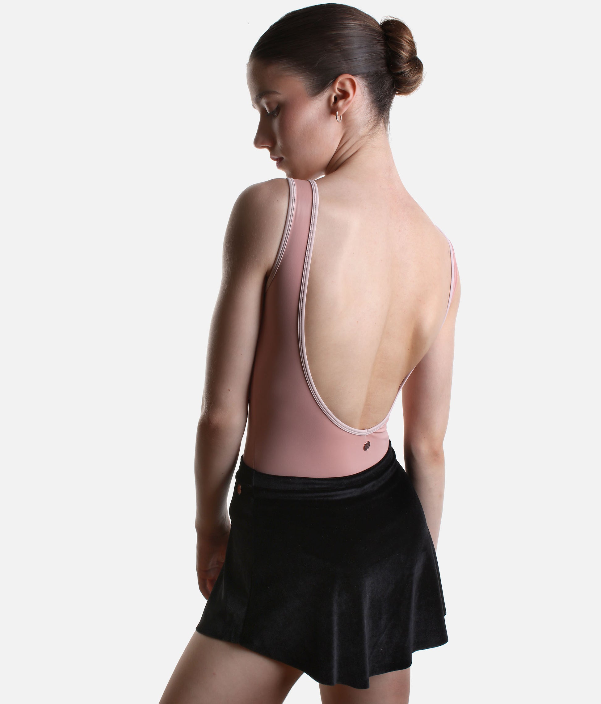 Short Velvet Ballet Skirt, Comfortable Pull-On Dance Skirt - VELA