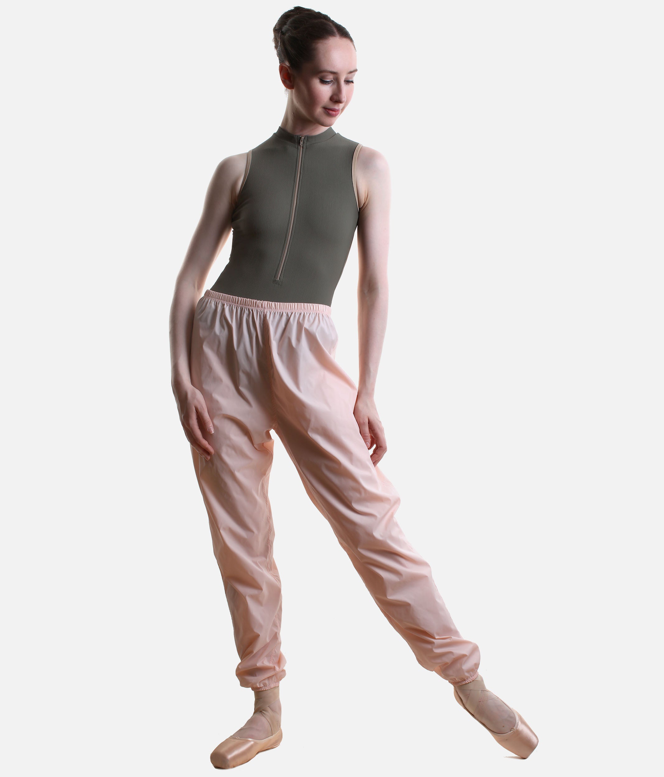 Rose Pink Ballet WARM-UP PANTS, Lightweight Dance Training Trousers