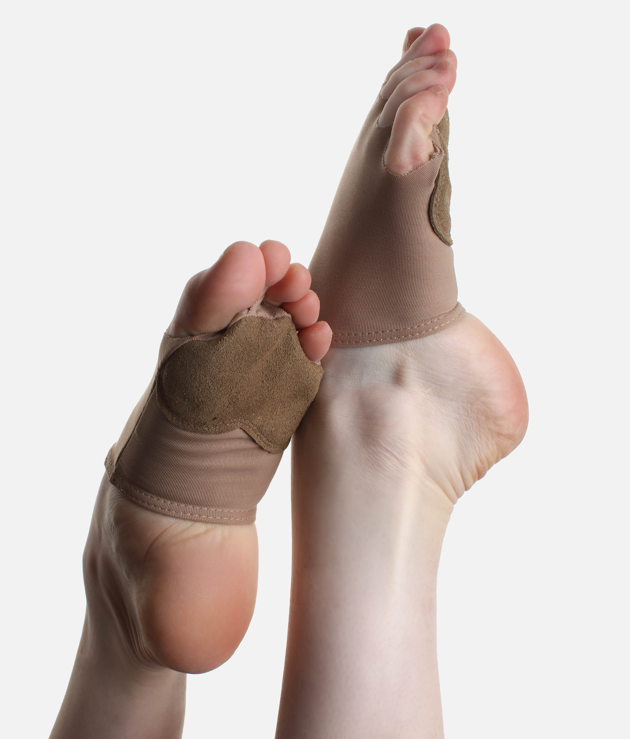 MD18 - Barely There Dance Foot Glove with Individual Toe Holes
