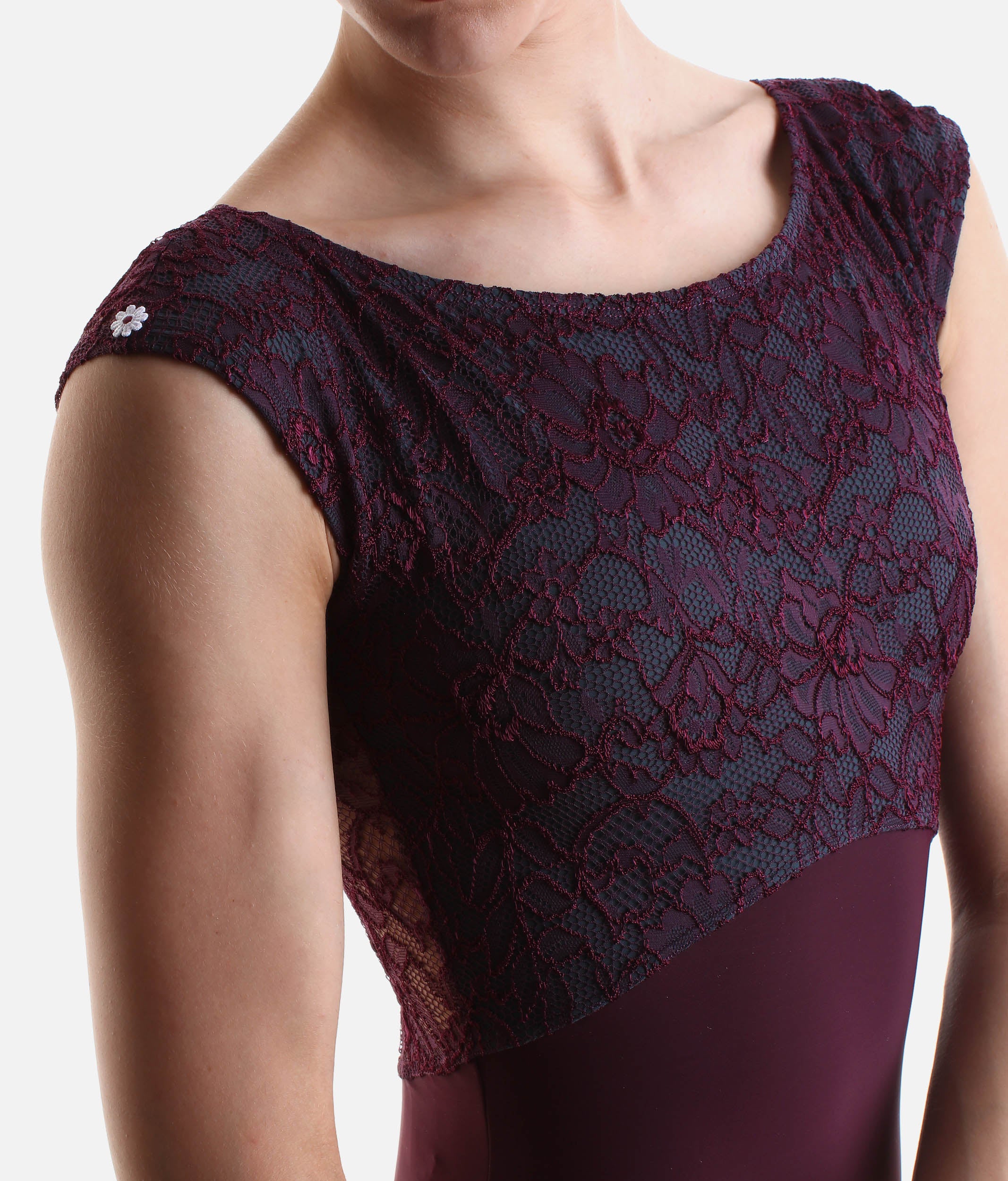 Boat-Neck Ballet Leotard with Open-Back Design - MINERVA DI Vigneto