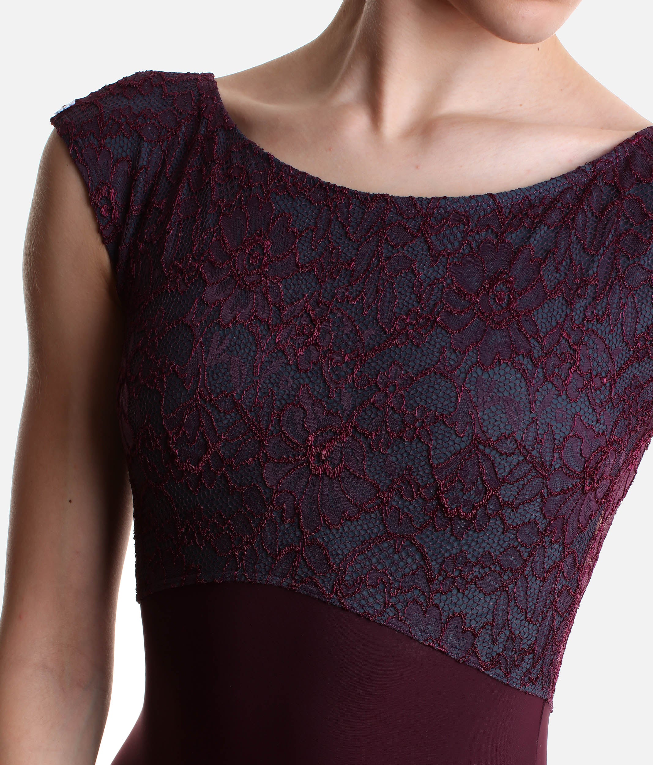 Boat-Neck Ballet Leotard with Open-Back Design - MINERVA DI Vigneto