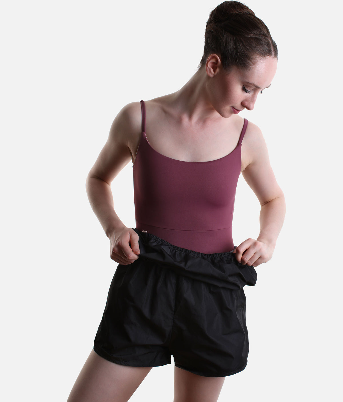 Pull-On Micro Romper for Ballet Warm-Ups