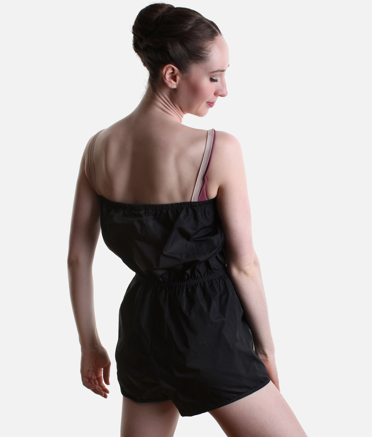 Pull-On Micro Romper for Ballet Warm-Ups