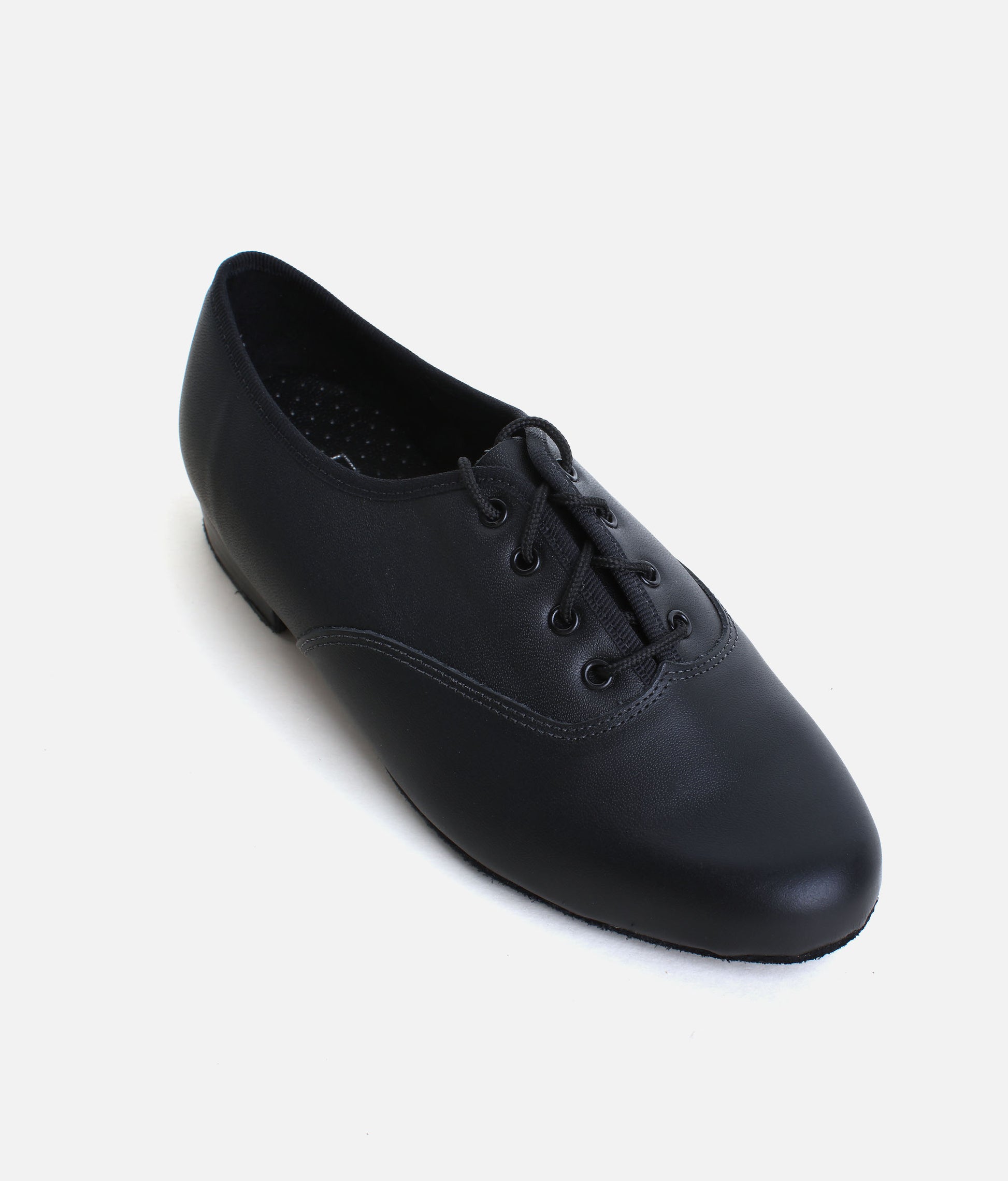 Boys Oxford Ballroom Shoes, Smooth Leather & Suede Sole - MLB