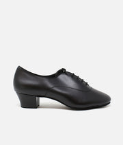 Mens Latin Practice Shoes with Full Sole, Arch Support & Satin Leather - MST