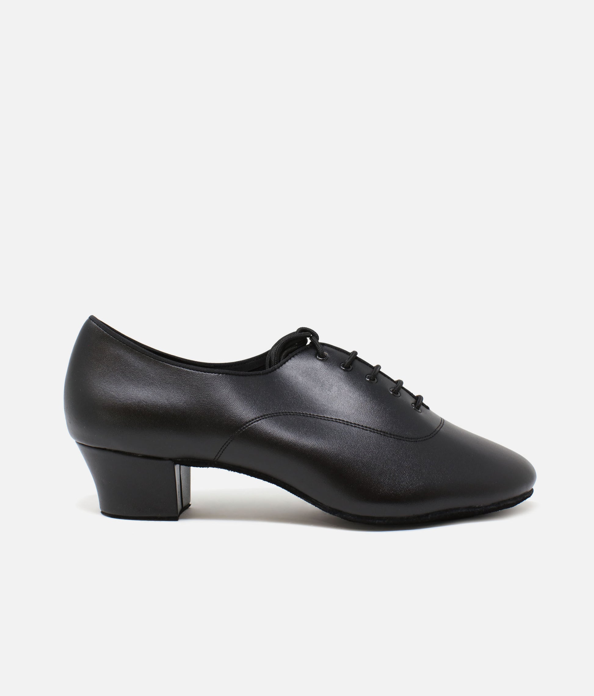 Mens Latin Practice Shoes with Full Sole, Arch Support & Satin Leather - MST