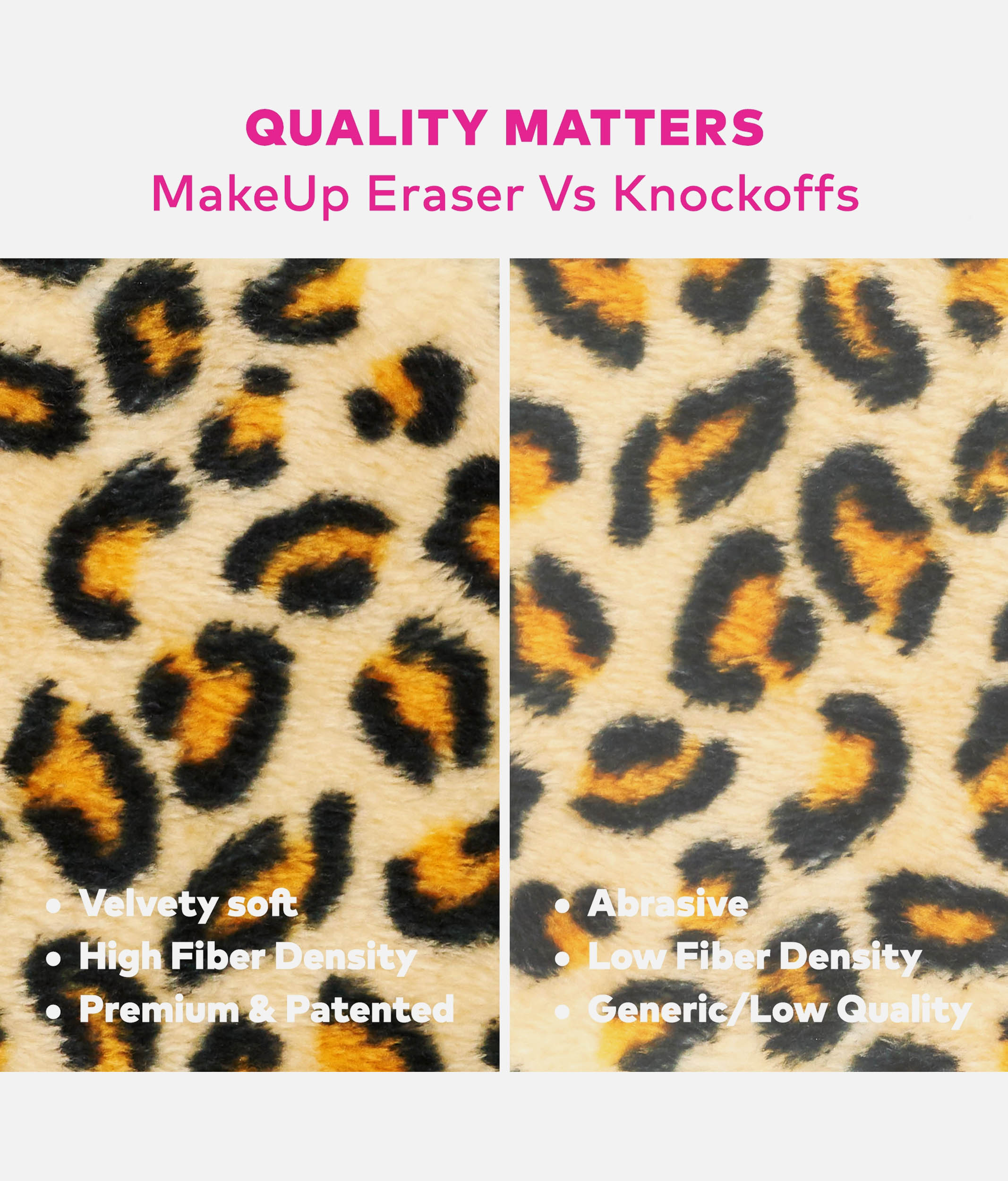 Leopard Print MAKEUP ERASER PRO – Reusable Wipe for Heavy Makeup