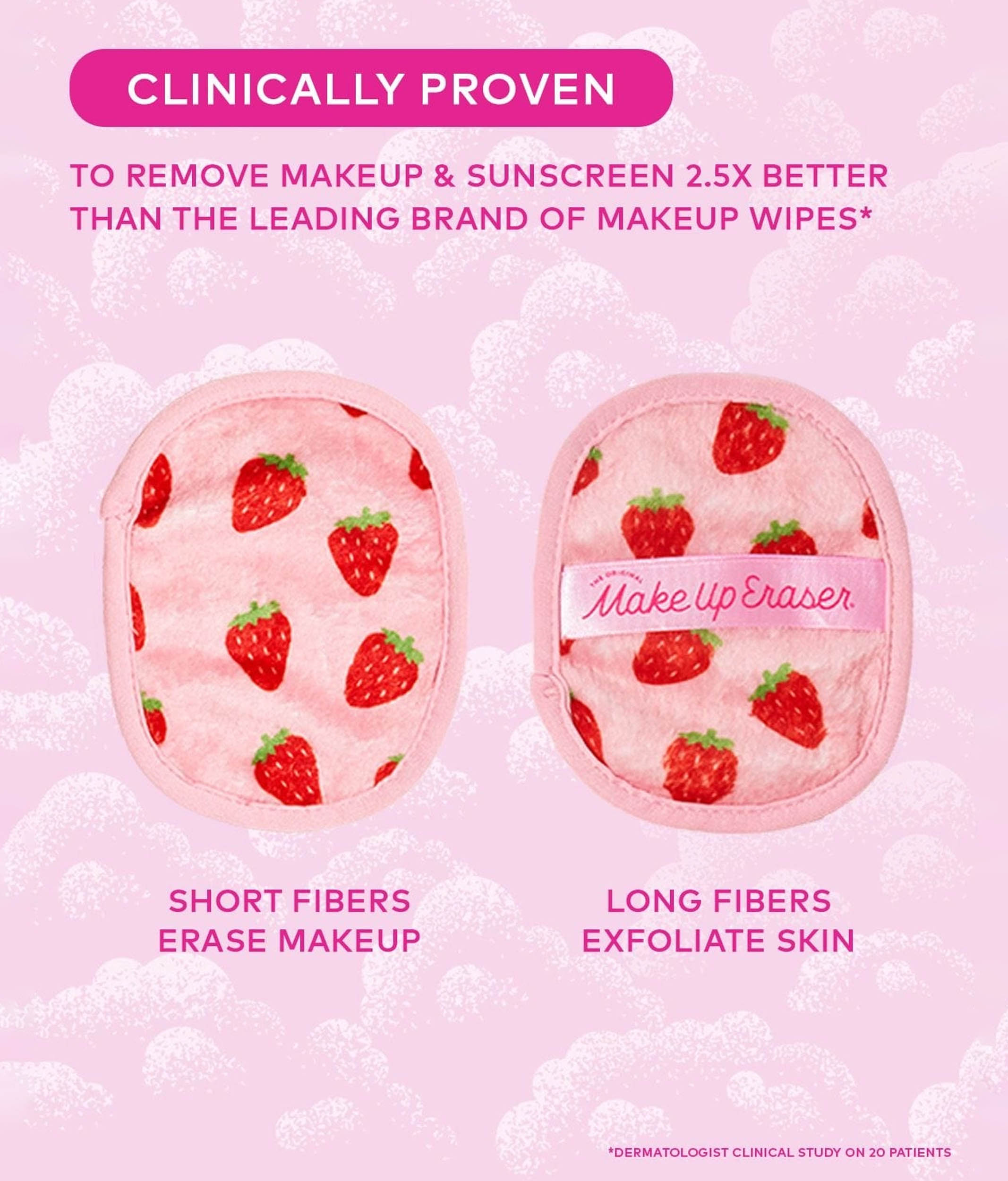 STRAWBERRY SWEET – 7-Day MakeUp Eraser Set for Effortless Removal