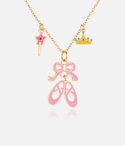 Girls Necklace, Ballet Shoes - Charming Whimsy