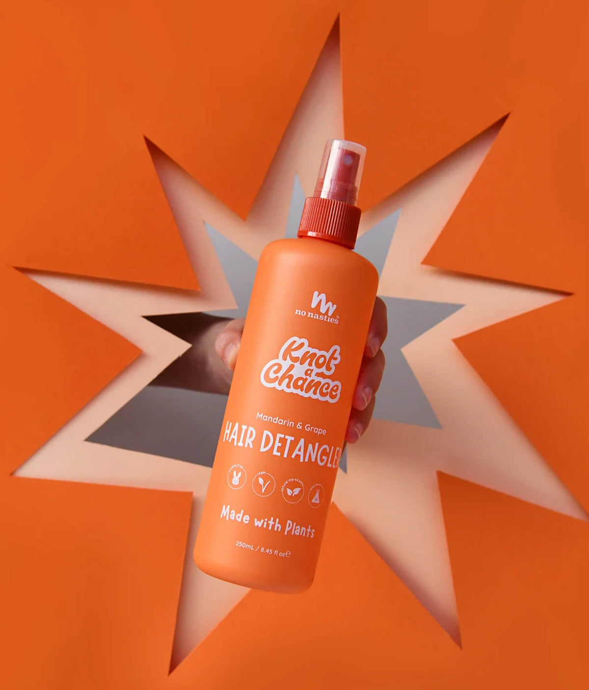 Mandarin DETANGLER SPRAY - Easy Hair Brushing with Natural & Gentle Formula