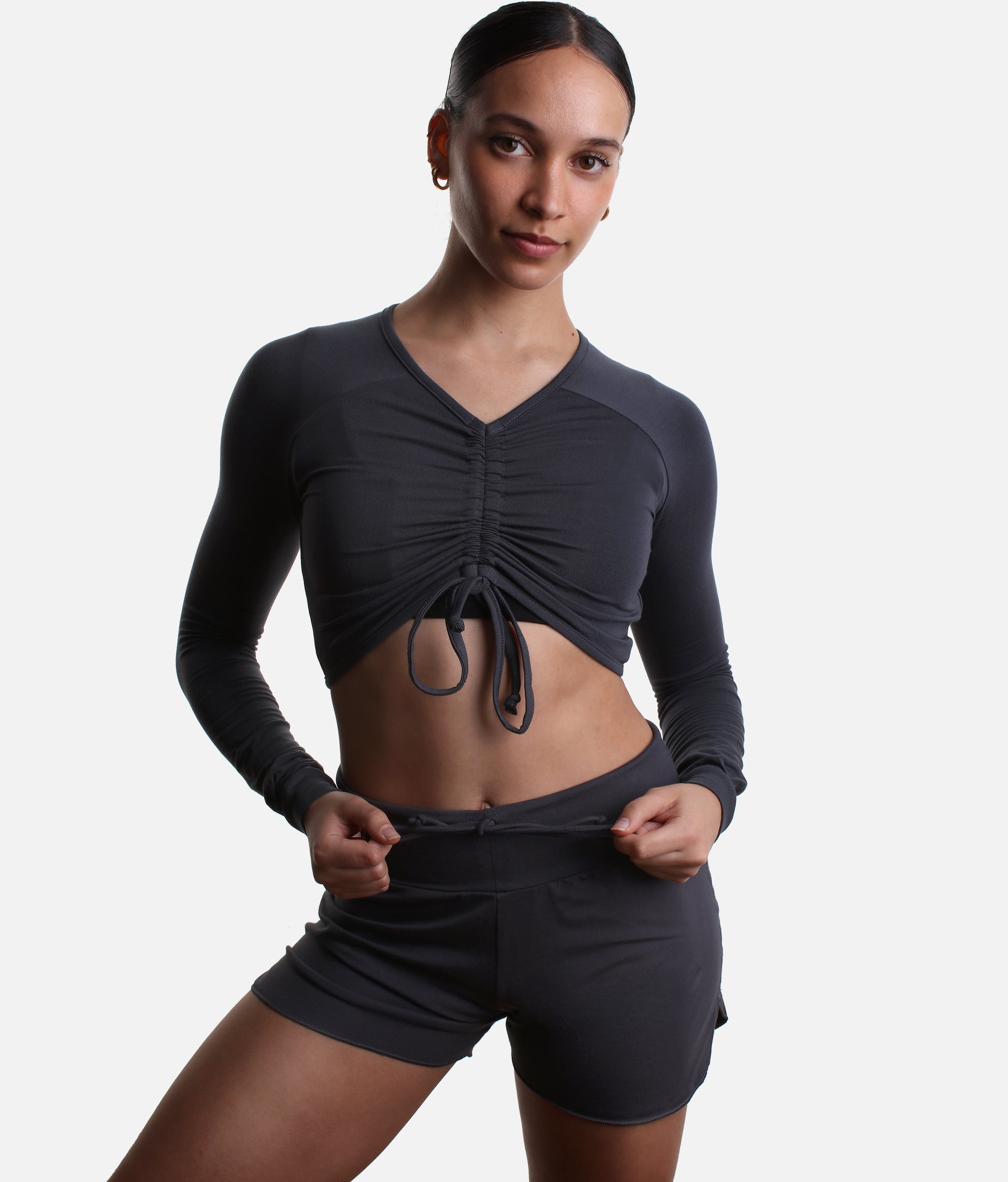 Warm-Up Dance Shorts, Soft Breathable Bamboo - NOBU