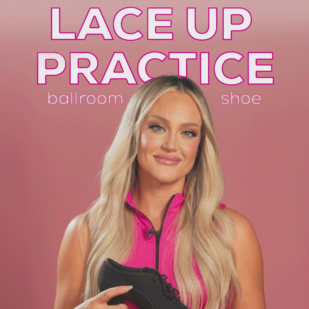 Load video: JIVE Ballroom &amp; Latin Practice Shoes with Hybrid Suede &amp; Rubber Sole - BL302