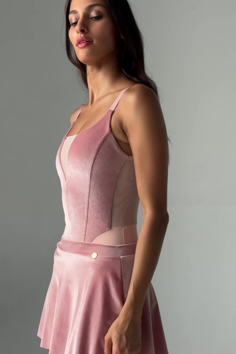 Bodile Zara Velvet Ballet Skirt – Short Pull-On Signature Style