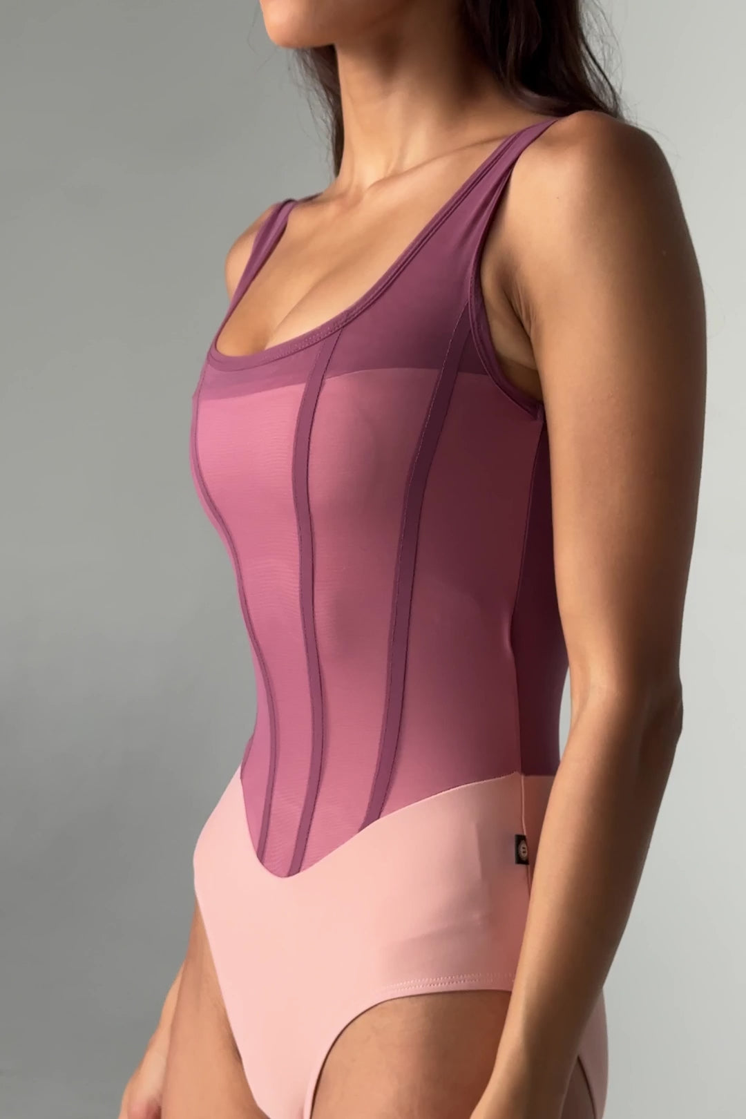 Load video: Video of Bodile Sofia Mexican Rose Tank Ballet Leotard – Signature Collection
