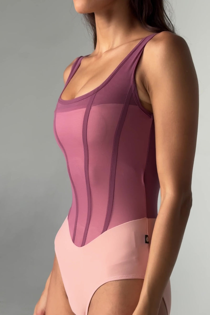 Video of Bodile Sofia Mexican Rose Tank Ballet Leotard – Signature Collection