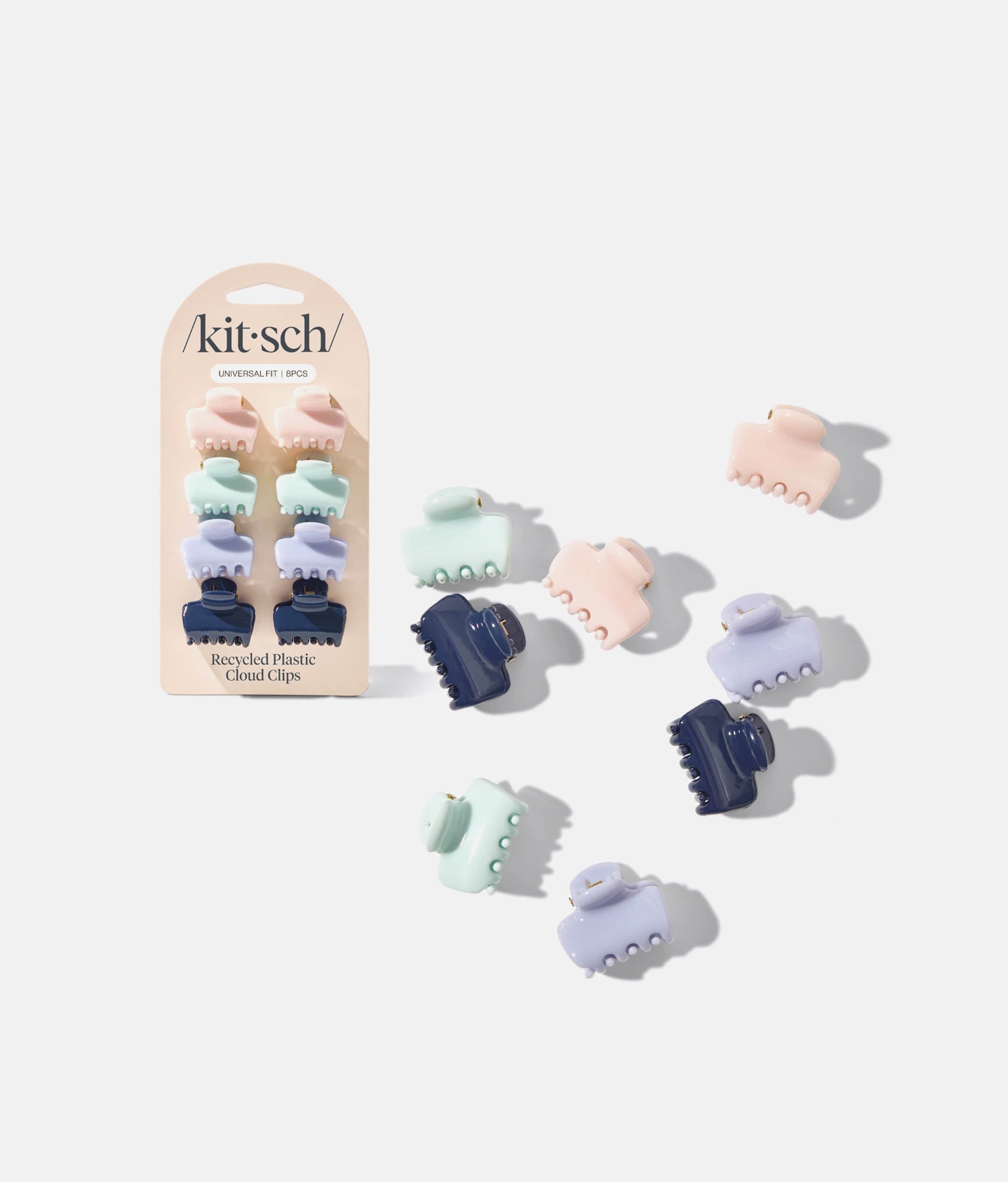 Recycled Plastic Cloud Claw Clips Garden Bouquet Mini Set – 8pc