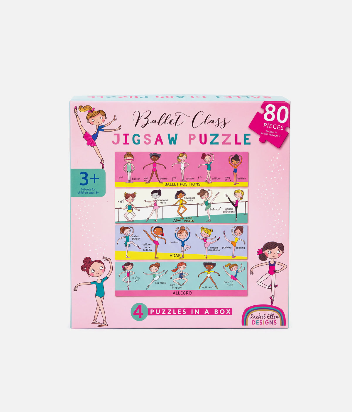 Children’s Ballet Class Jigsaw Puzzle Set - PUZ03