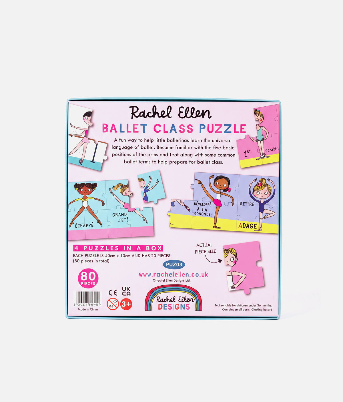 Children’s Ballet Class Jigsaw Puzzle Set - PUZ03