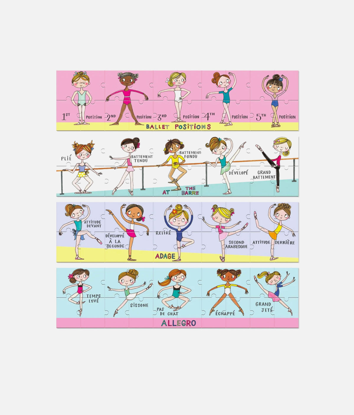 Children’s Ballet Class Jigsaw Puzzle Set - PUZ03
