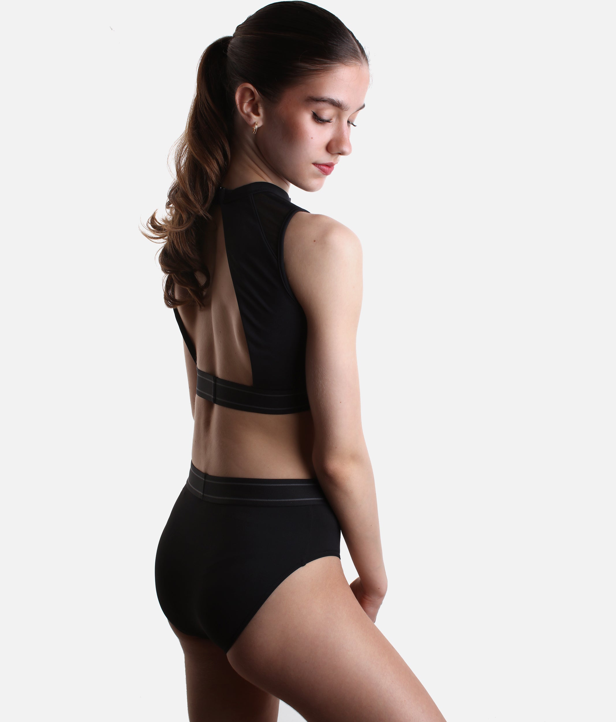 KATHERINE High Waist Dance Brief, Comfortable Essential - R90009
