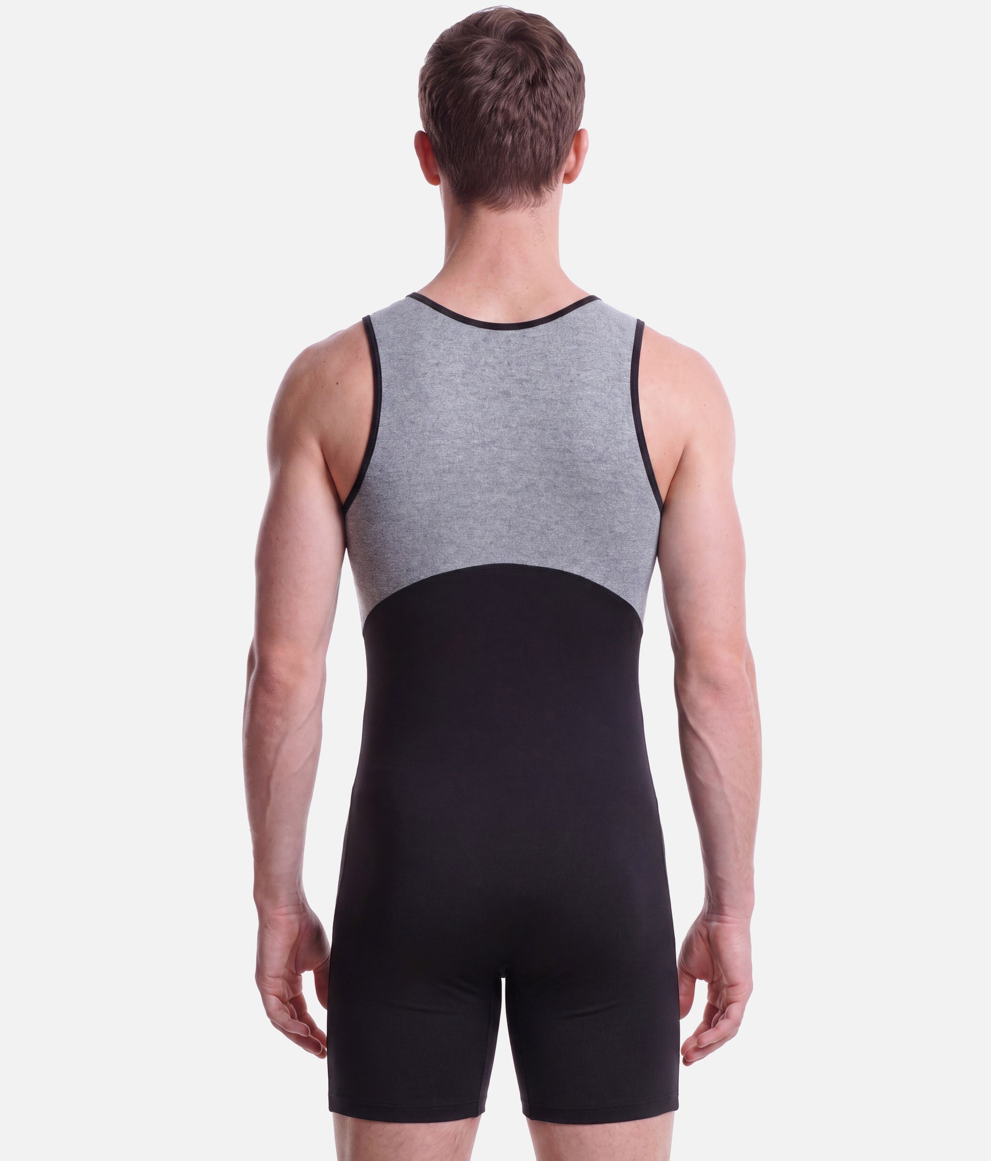 Men's Dance Unitard with Shorts, Professional Dancewear - RDE1900