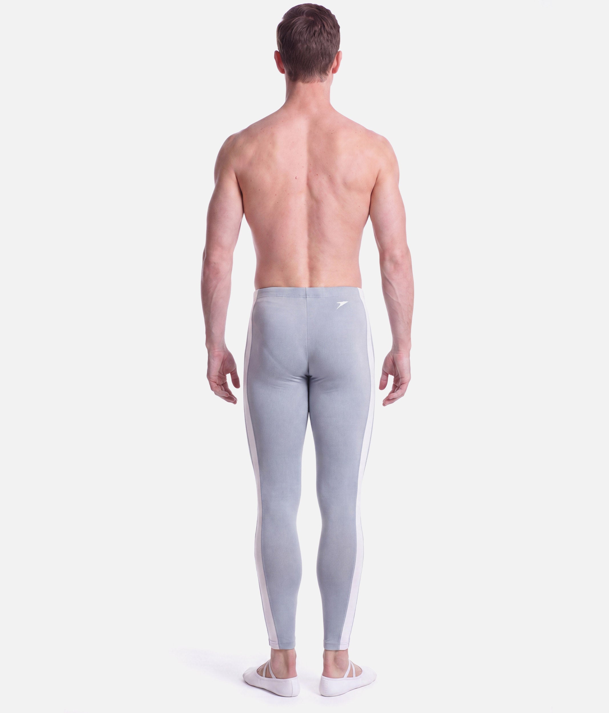 Men's Ballet Tights with Side Stripe, Professional Dance Leggings - RDE2486