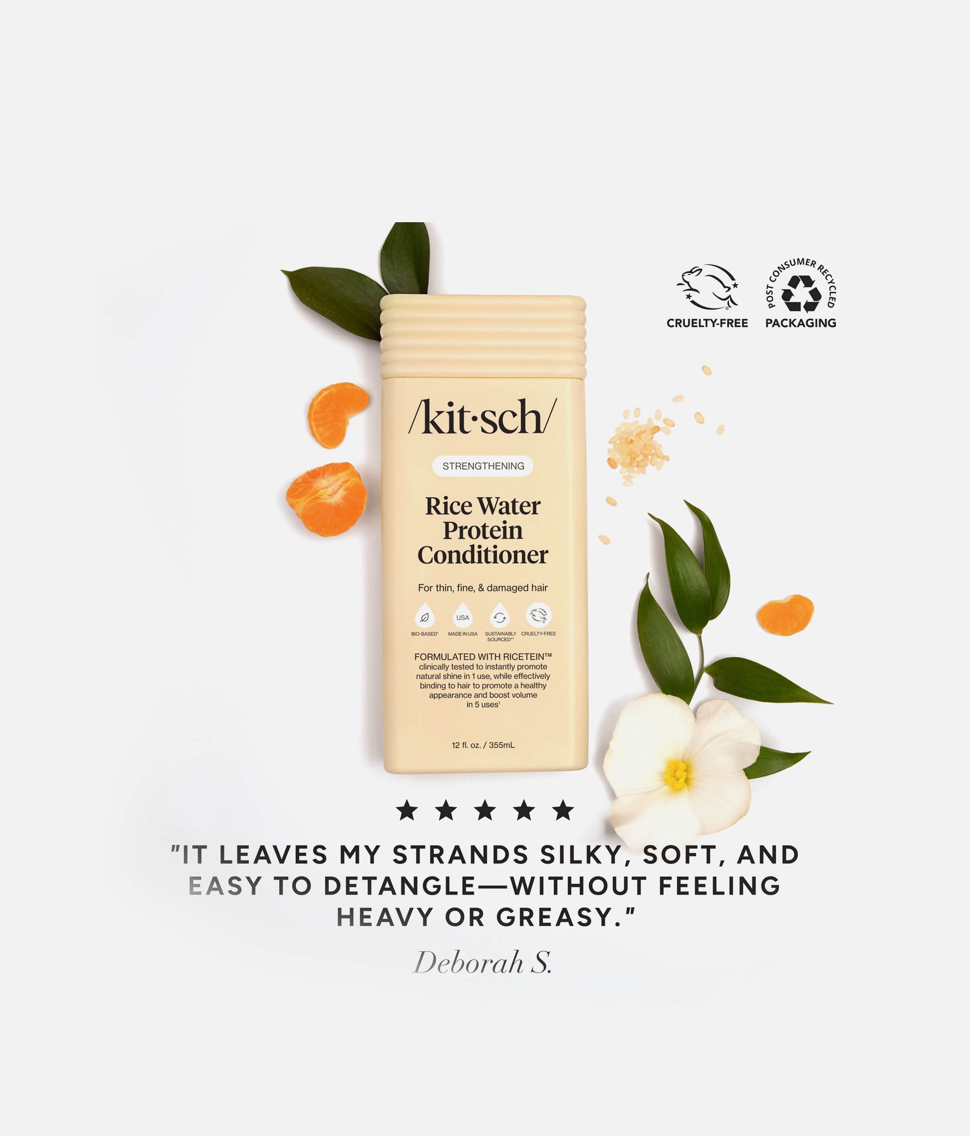 Strengthening Rice Water Conditioner for Thin & Damaged Hair