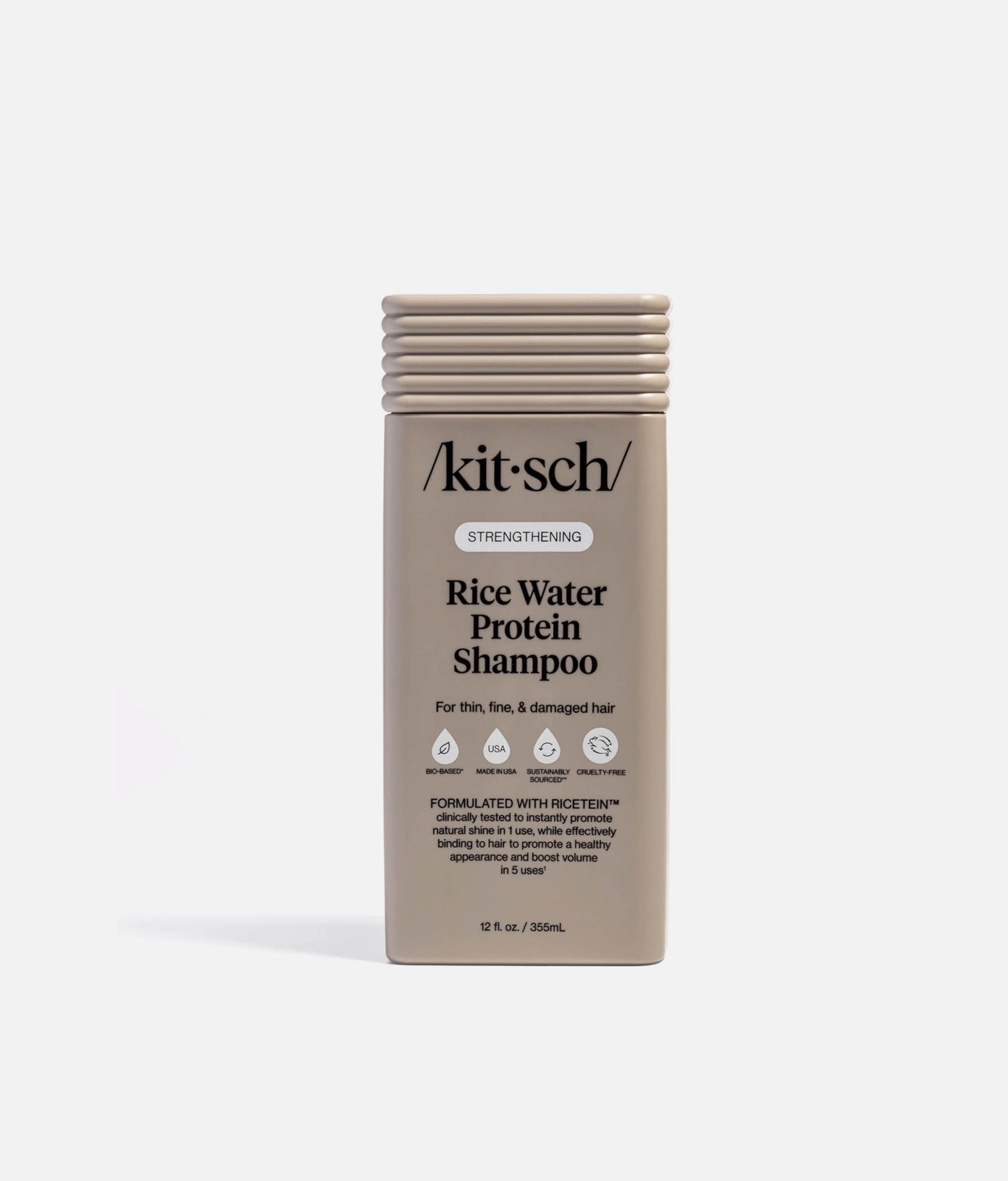 Strengthening Rice Water Shampoo, Shine & Volume for Fine, Damaged Hair