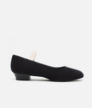 RO12 - RAD Approved Canvas Character Shoes, Low Heel for Ballet Exams