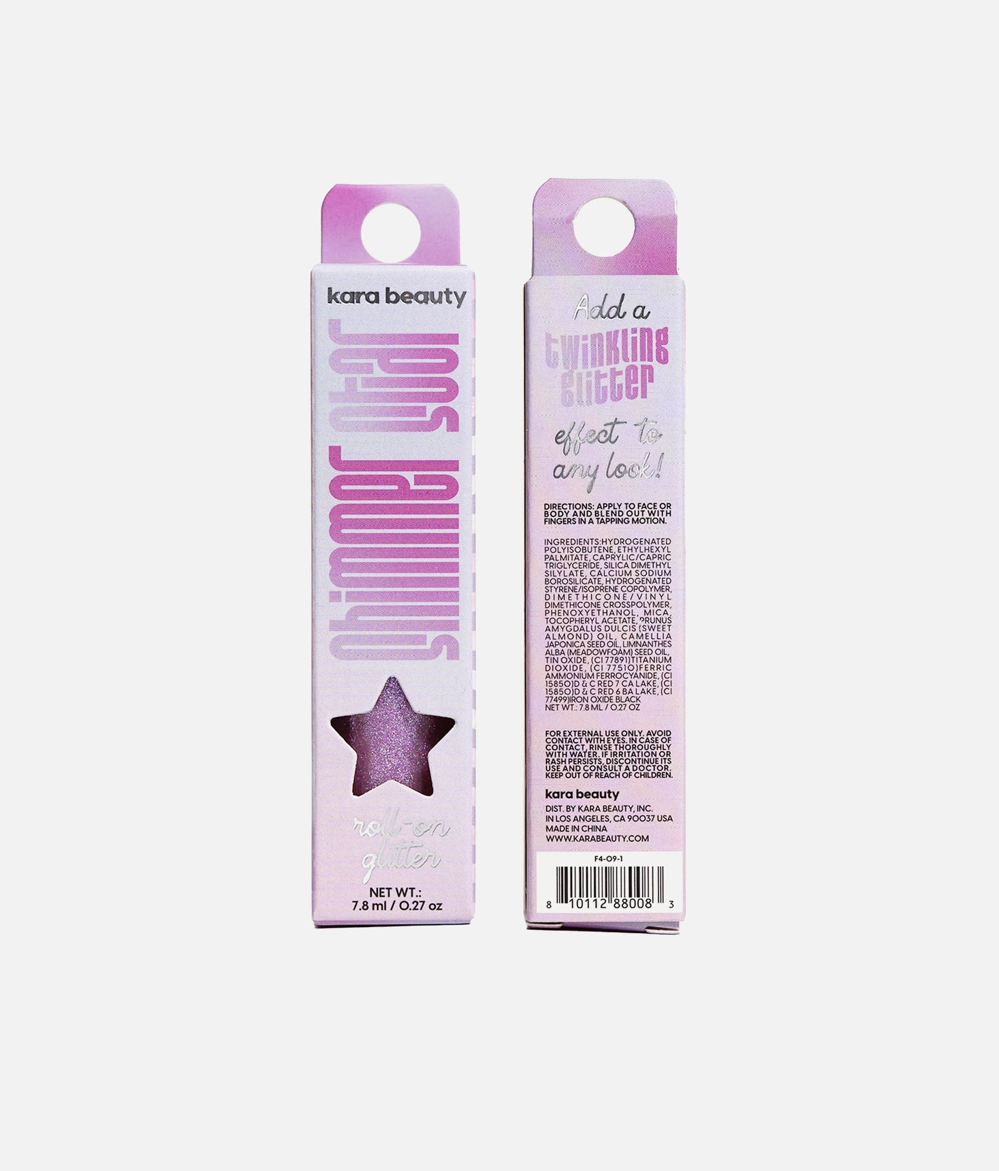 SHIMMER STAR GLITTER ROLL-ON, Hydrating Face & Body Gel - RHEA