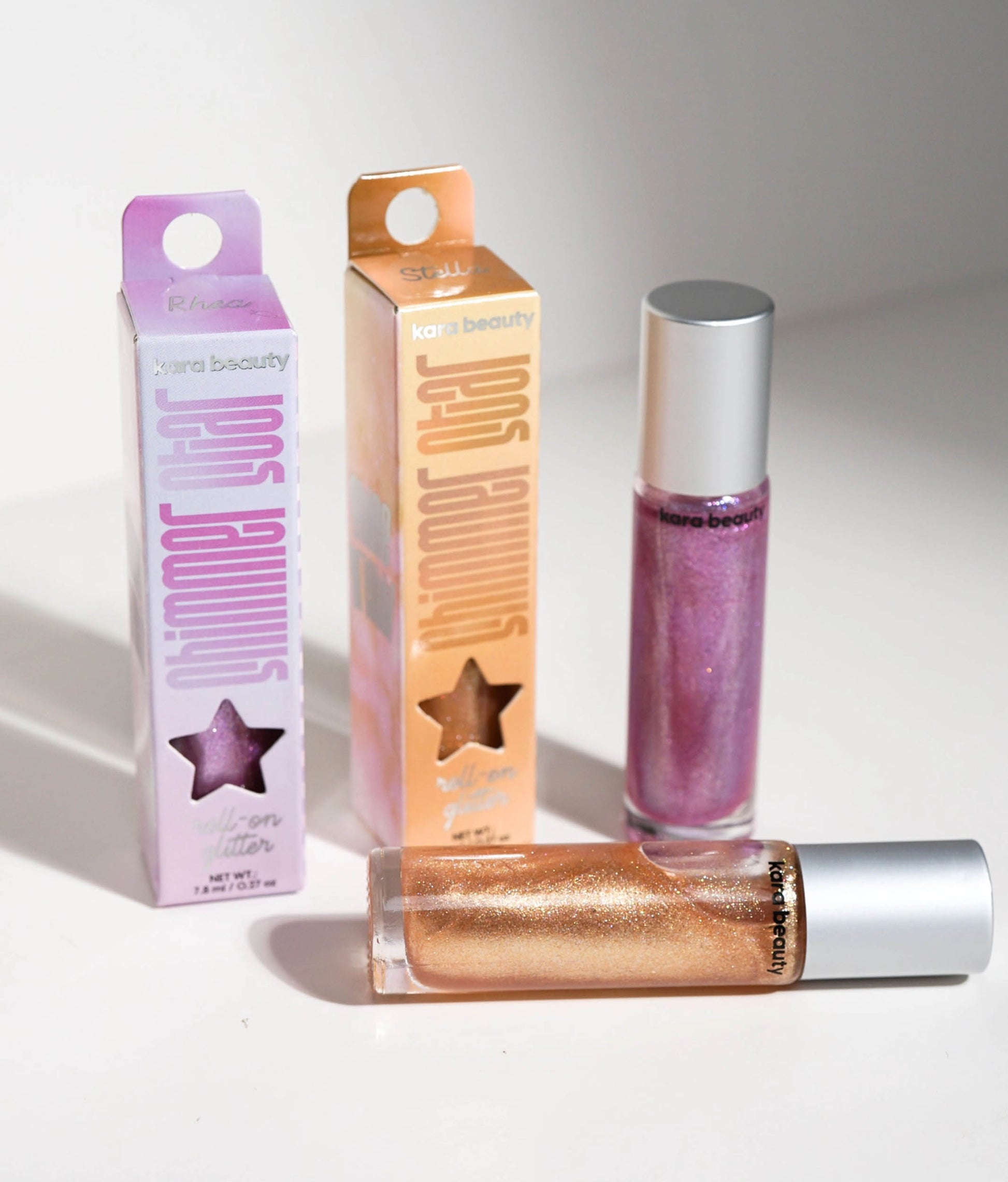 SHIMMER STAR GLITTER ROLL-ON, Hydrating Face & Body Gel - RHEA
