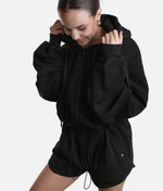 Cozy CLOUD ROMPER - Oversized Hooded Warmup for Dancers