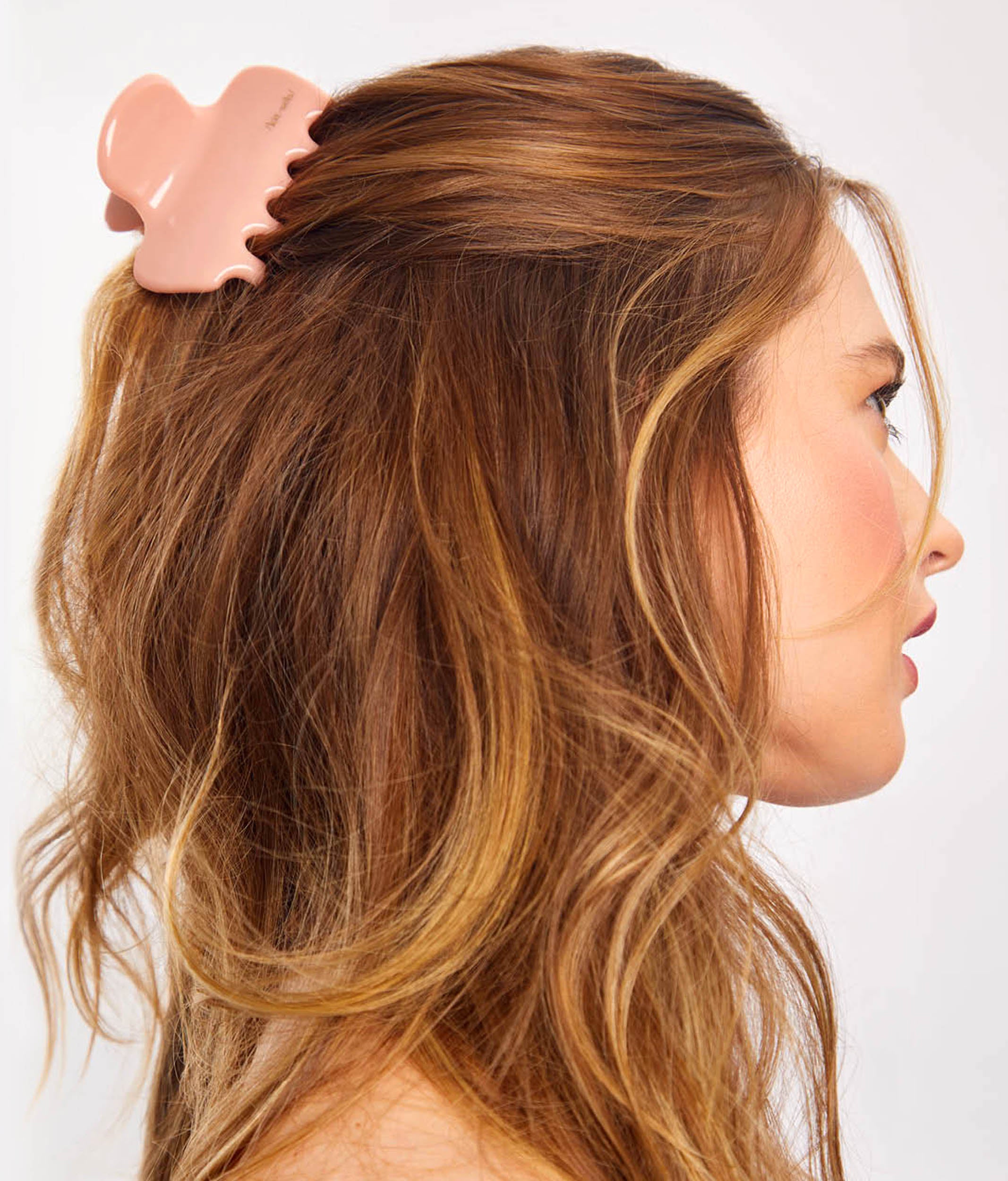 Rosewood Cloud Claw Clip, Everyday Hair Clip for Buns & Updos