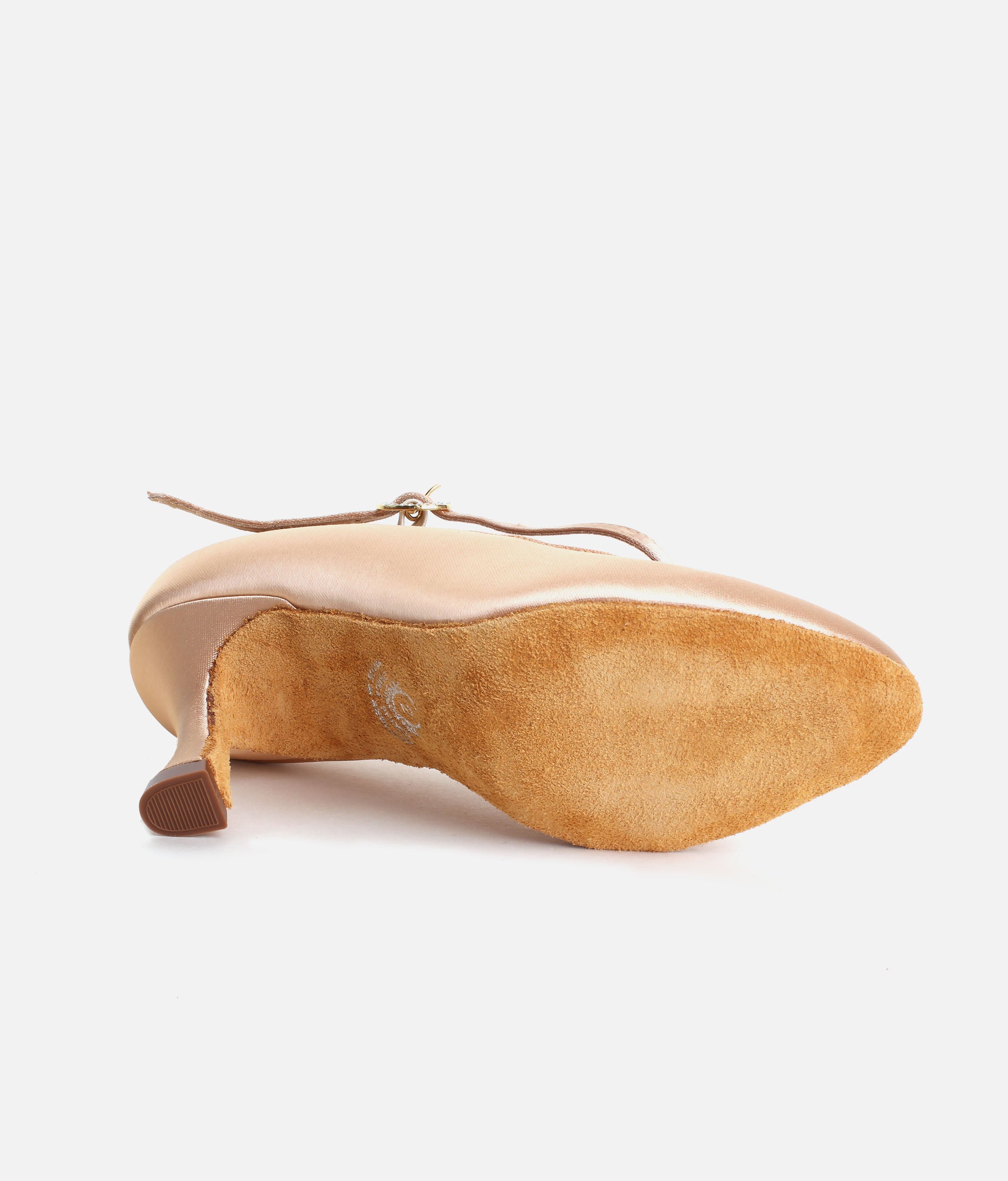 Elegant Satin Ballroom Dance Shoes for Women with Single Strap - ICS RT SS