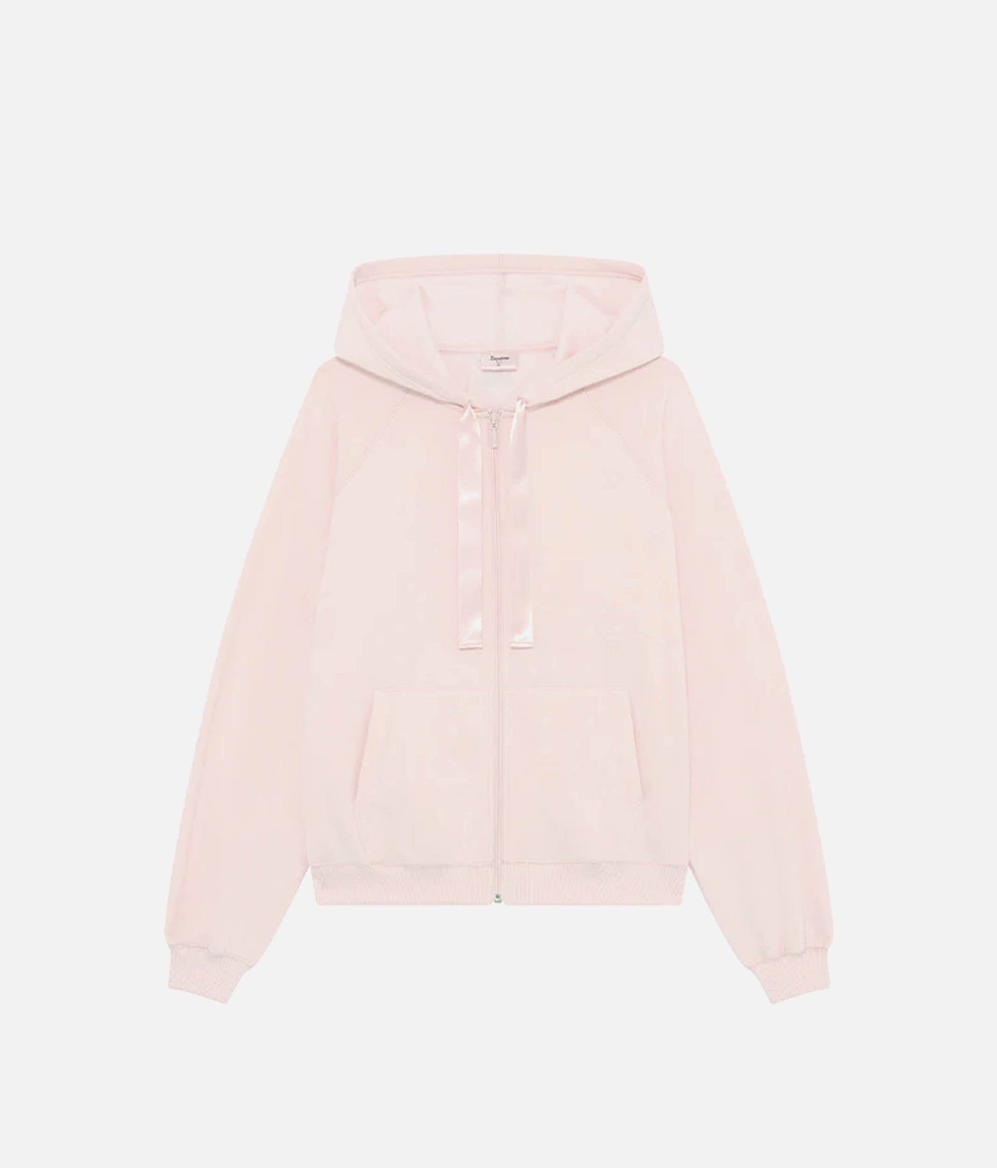 Zip-Up Hoodie, Satin Ribbon Inspired Ballet Warm-Up - S0700