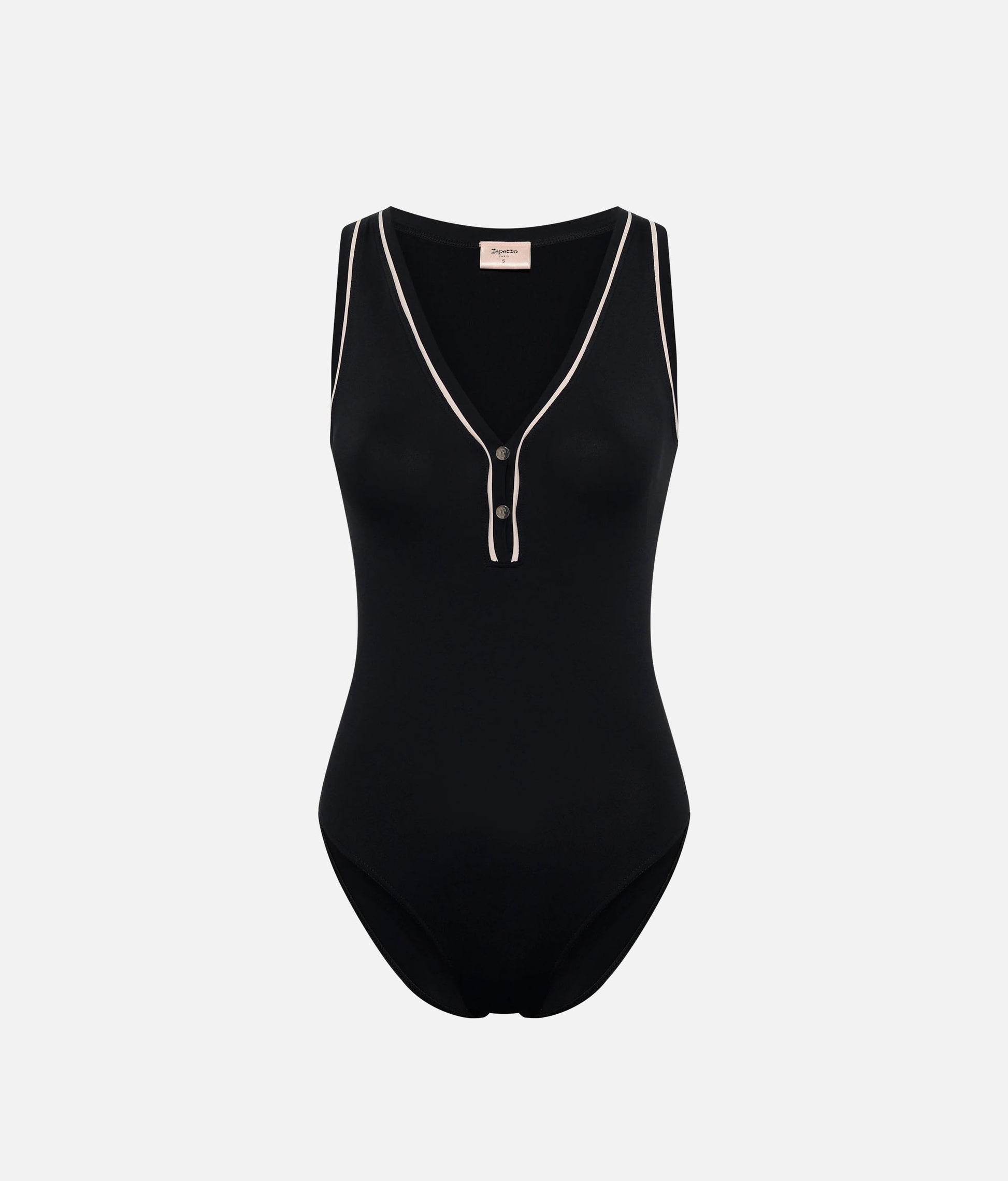 Plunging Bodysuit, Pilates, Yoga & Barre - S0749