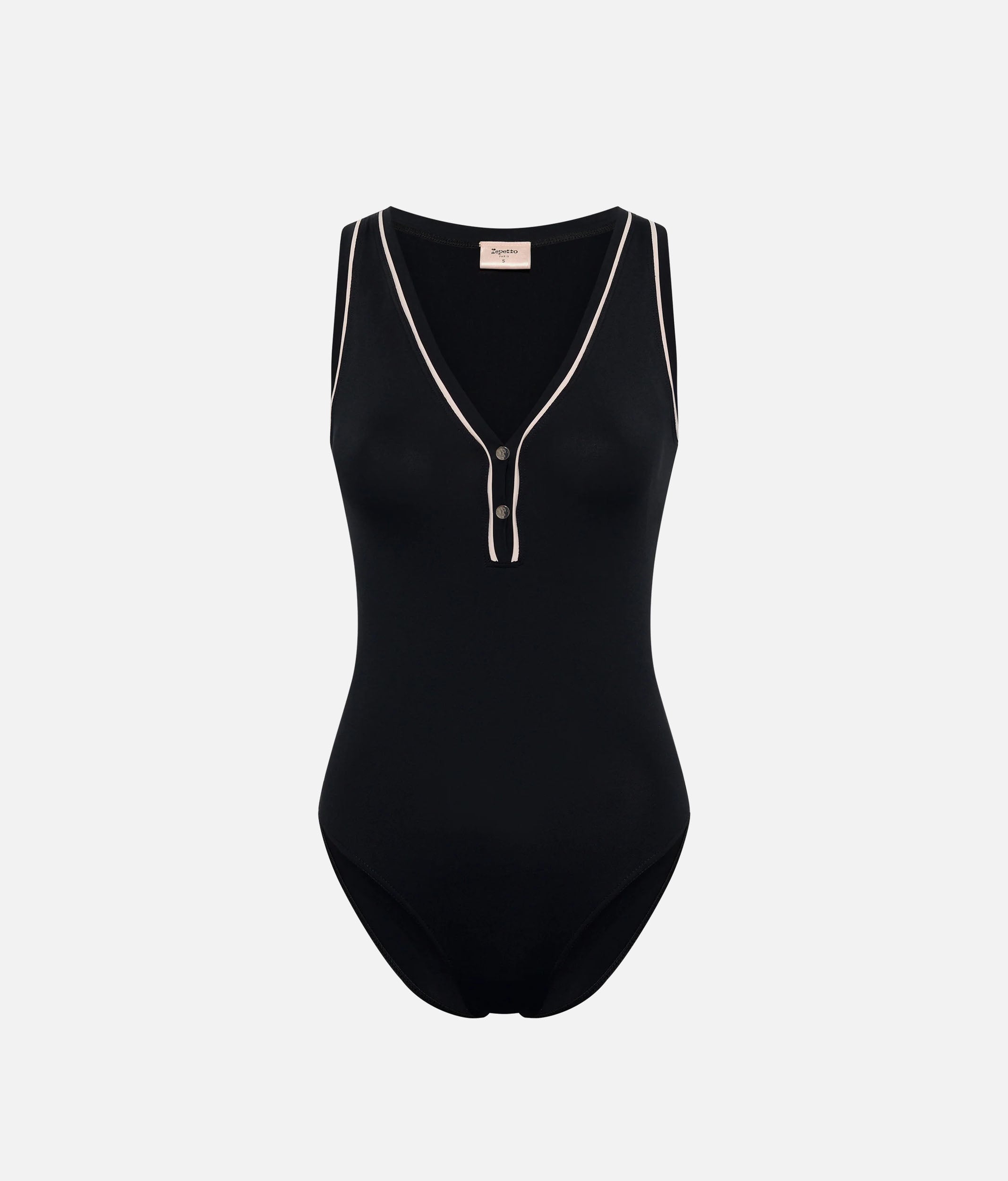 Plunging Bodysuit, Pilates, Yoga & Barre - S0749