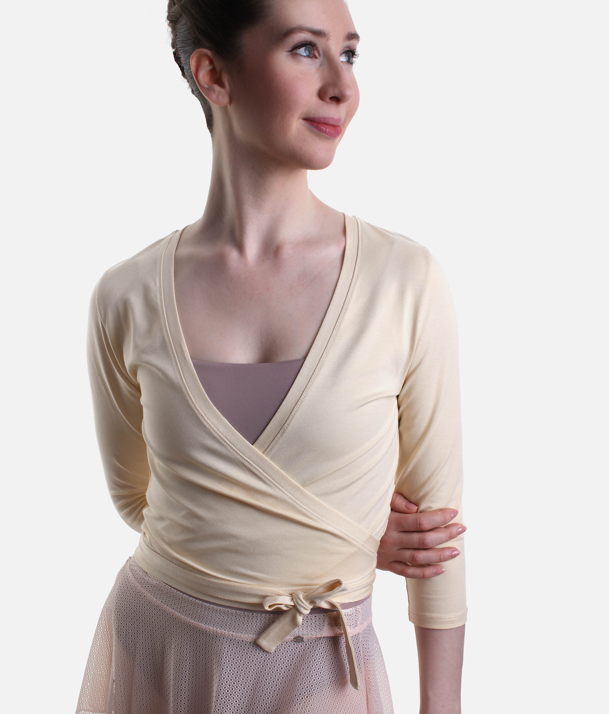 Wrap Over Top for Ballet & Pilates, Lightweight Essential - S0733
