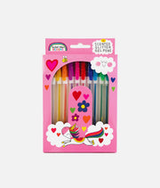 Rachel Ellen Scented Glitter Gel Pens – Unicorn & Rainbow Set of 12